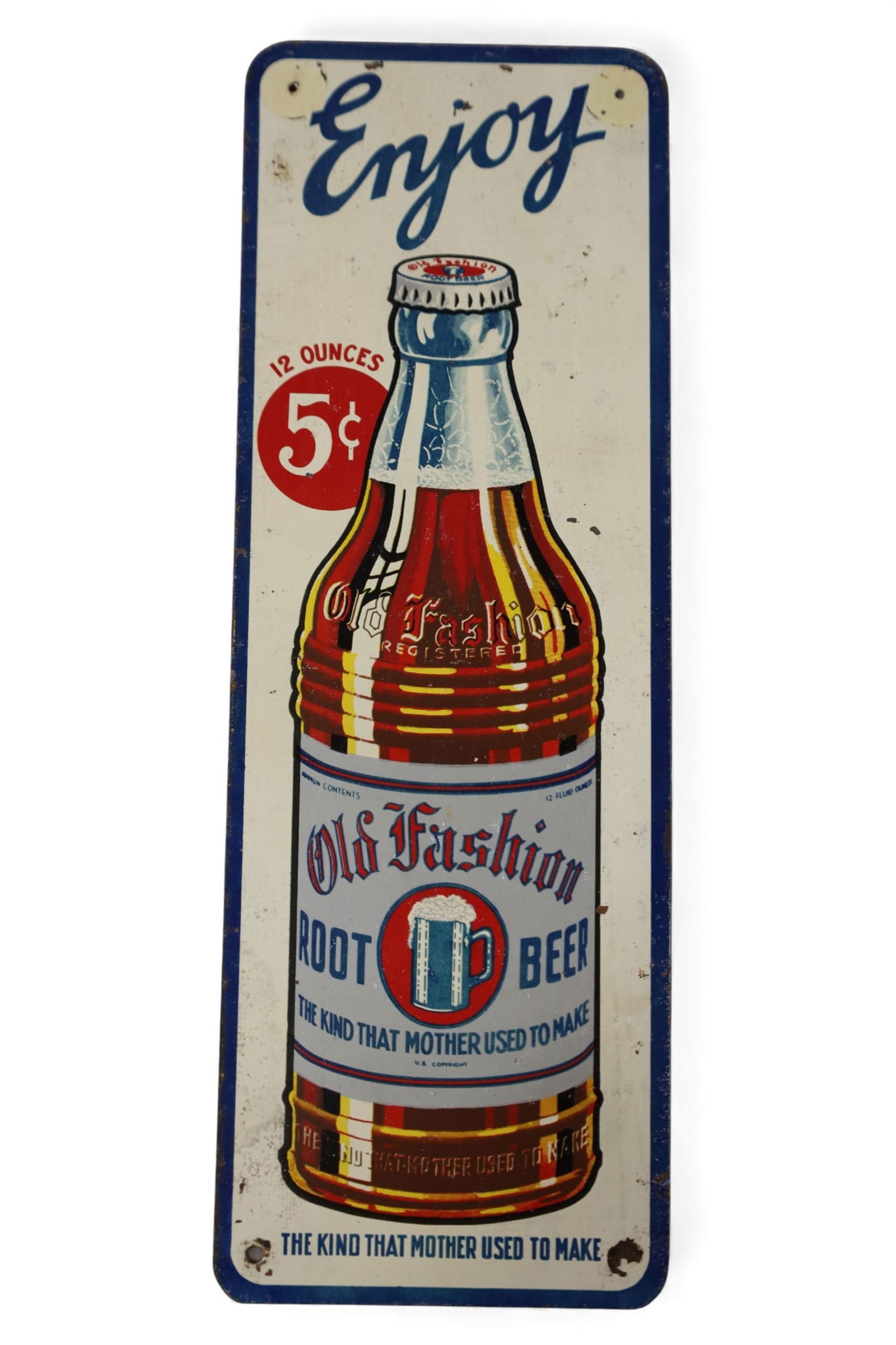 OLD FASHION ROOT BEER SIGN (1 of 2)