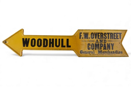 WOODHULL ARROW SIGN