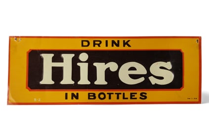 HIRE'S ROOT BEER TIN SIGN
