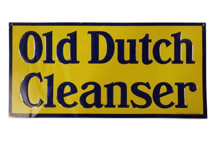 OLD DUTCH CLEANSER TIN SIGN