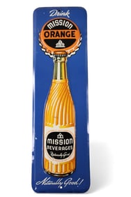 MISSION ORANGE SODA SIGN