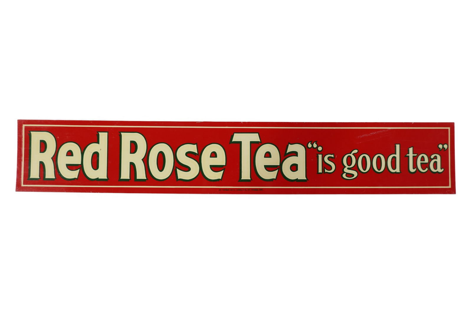 RED ROSE TEA SIGN (1 of 2)