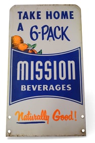 MISSION BEVERAGE SIGN
