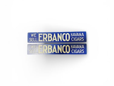 2 ERBANCO CIGAR ADS
