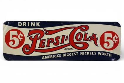 DRINK PEPSI COLA DOUBLE DOT SIGN