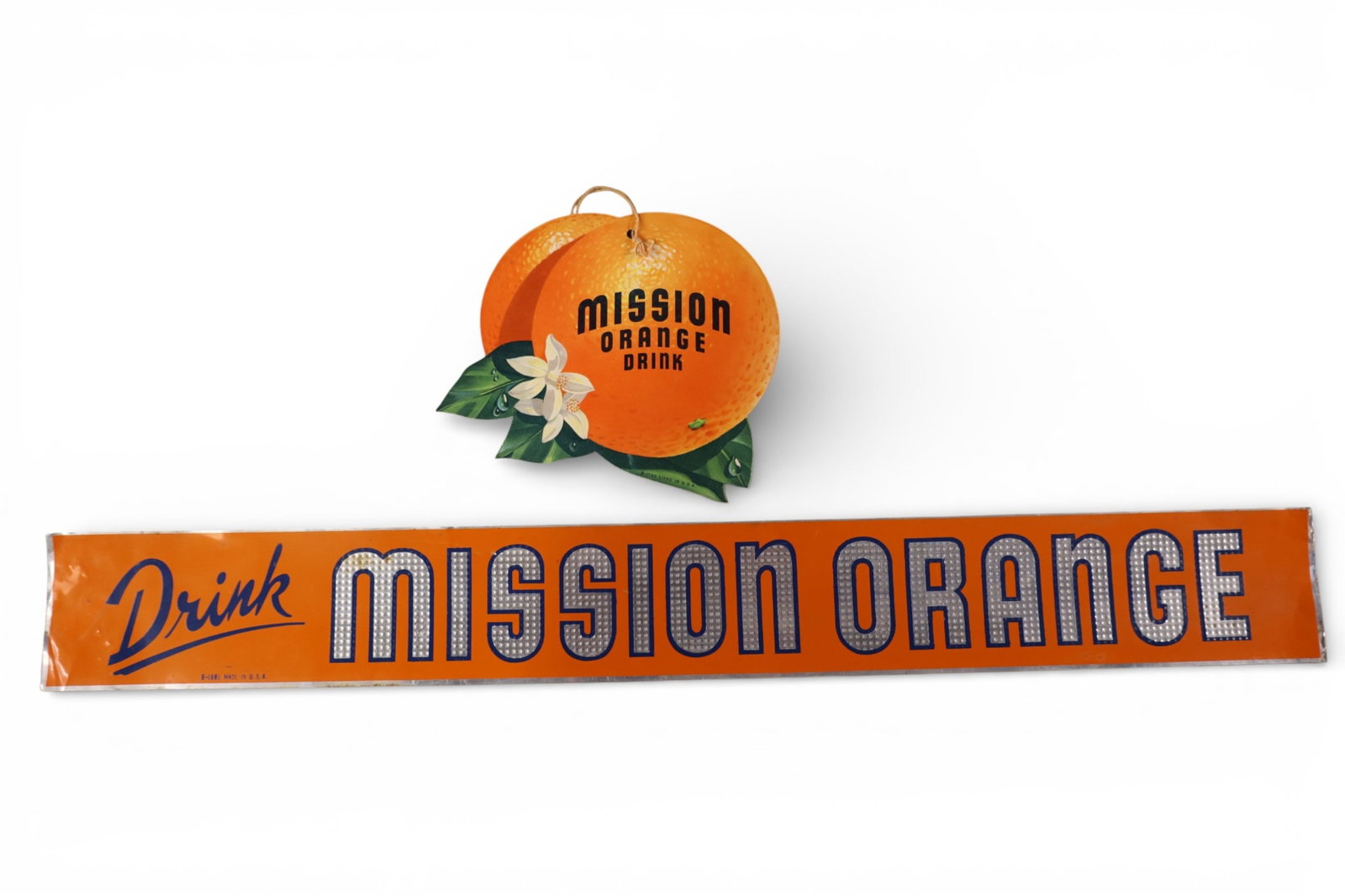 2 MISSION ORANGE SIGNS (1 of 2)