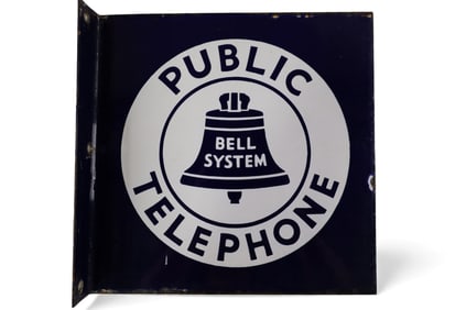 BELL TELEPHONE FLANGE SIGN