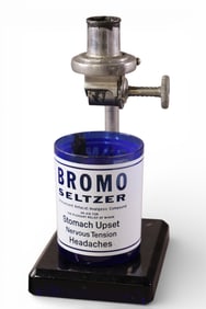 BROMO SELTZER COUNTER TOP DISPENSER