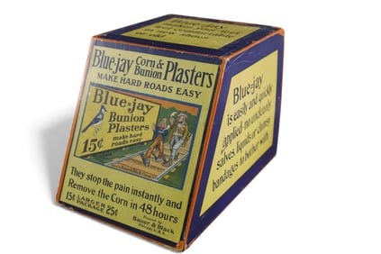 BLUE JAY BUNION PLASTERS DISPLAY