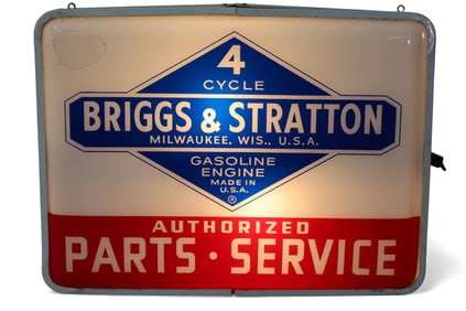 BRIGGS & STRATTON LIGHT UP SIGN