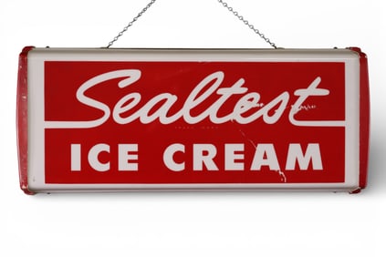 SEALTEST ICE CREAM LIGHT UP SIGN