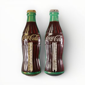 2 COCA COLA THERMOMETERS