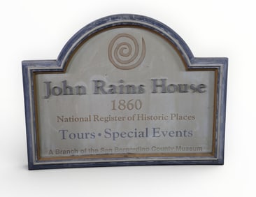 JOHN RAINS HOUSE SIGN