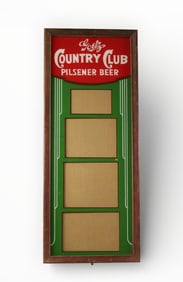 COUNTRY CLUB BEER DISPLAY