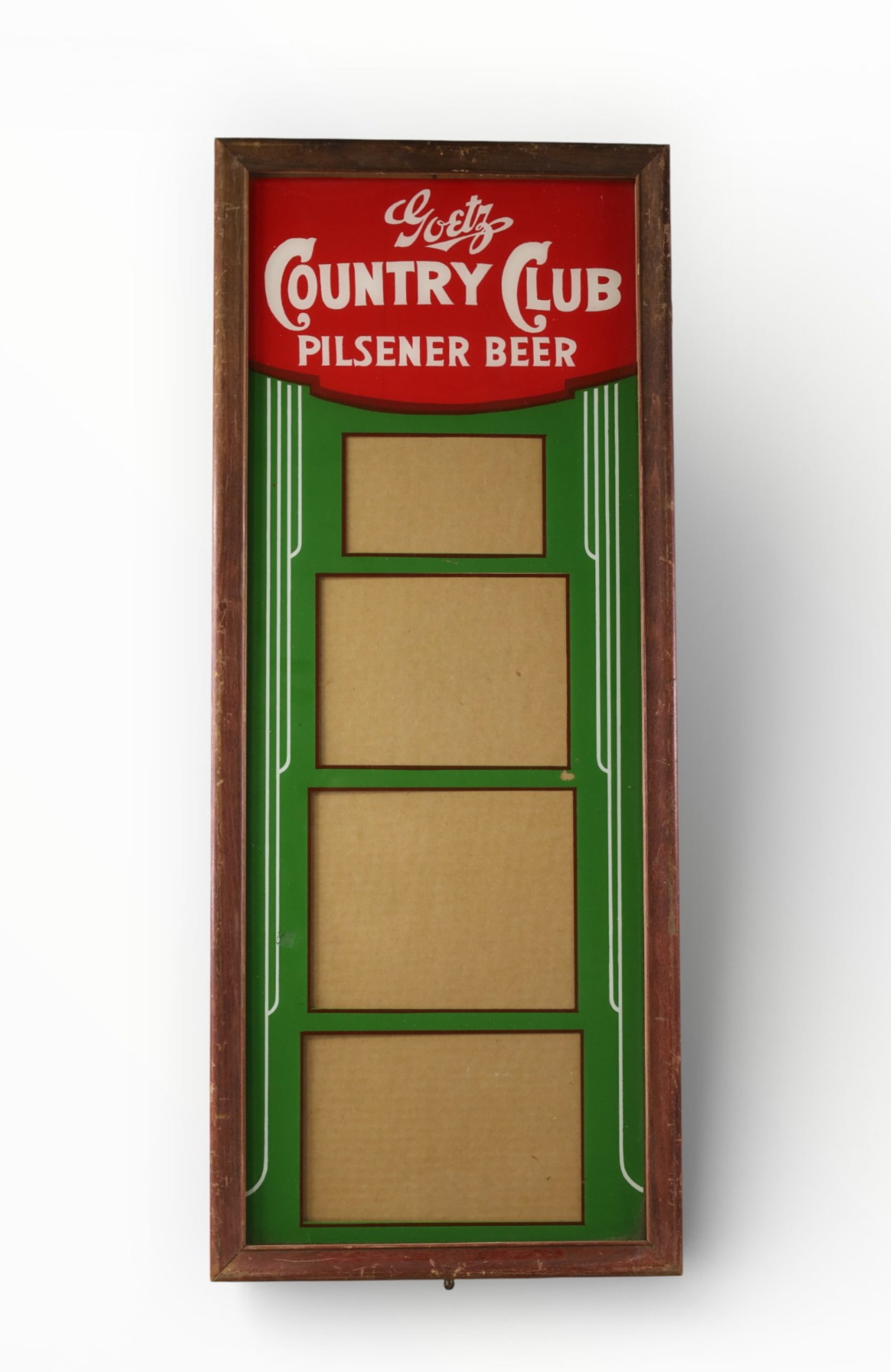 COUNTRY CLUB BEER DISPLAY (1 of 2)