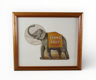 IVORY SALT FRAMED AD