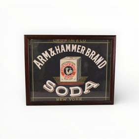ARM AND HAMMER FRAMED AD