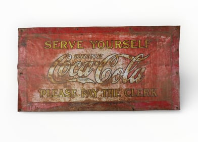 COCA COLA TIN SIGN