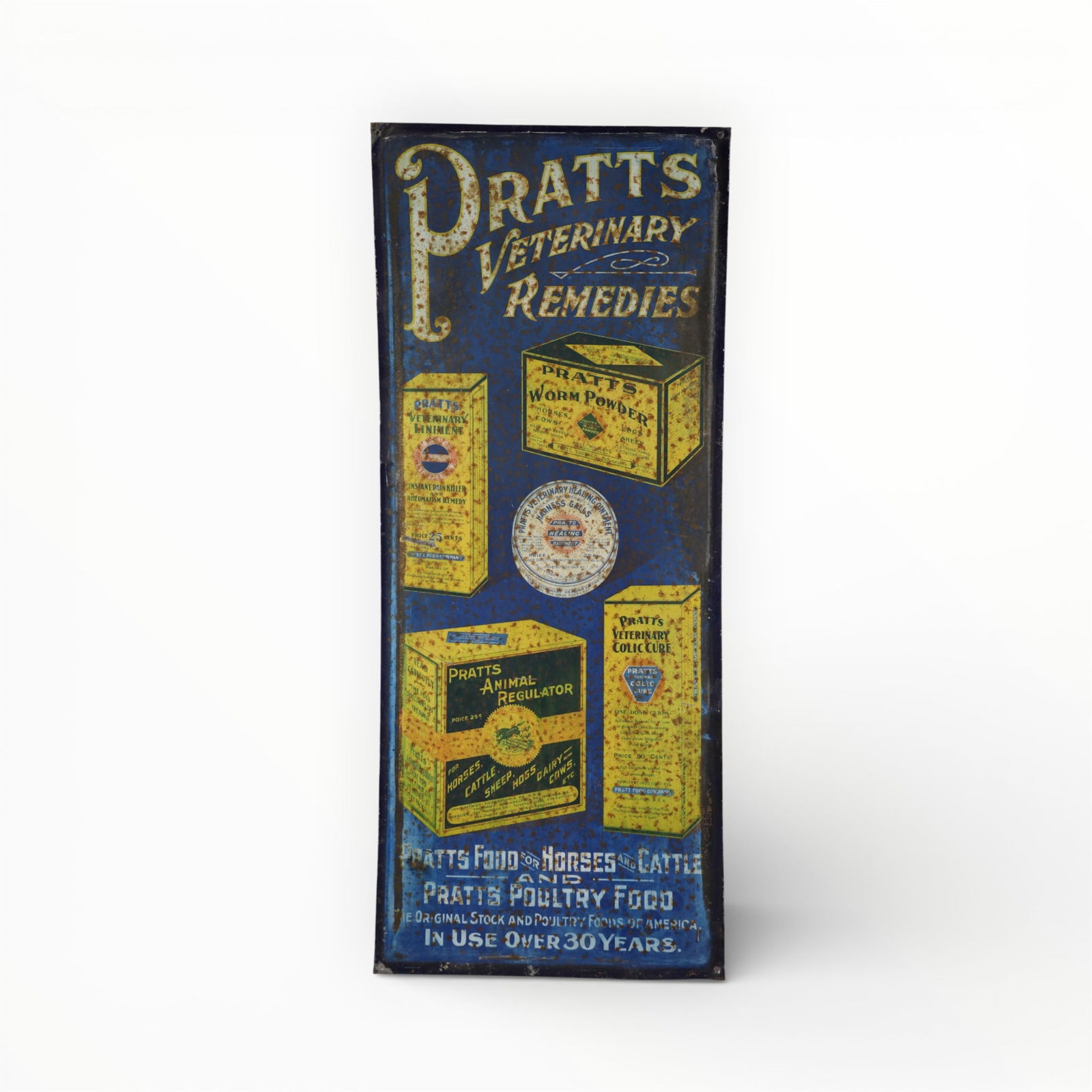 PRATTS TIN SIGN (1 of 2)