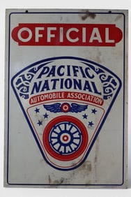 PACIFIC NATIONAL AUTOMOBILE ASSOC. SIGN
