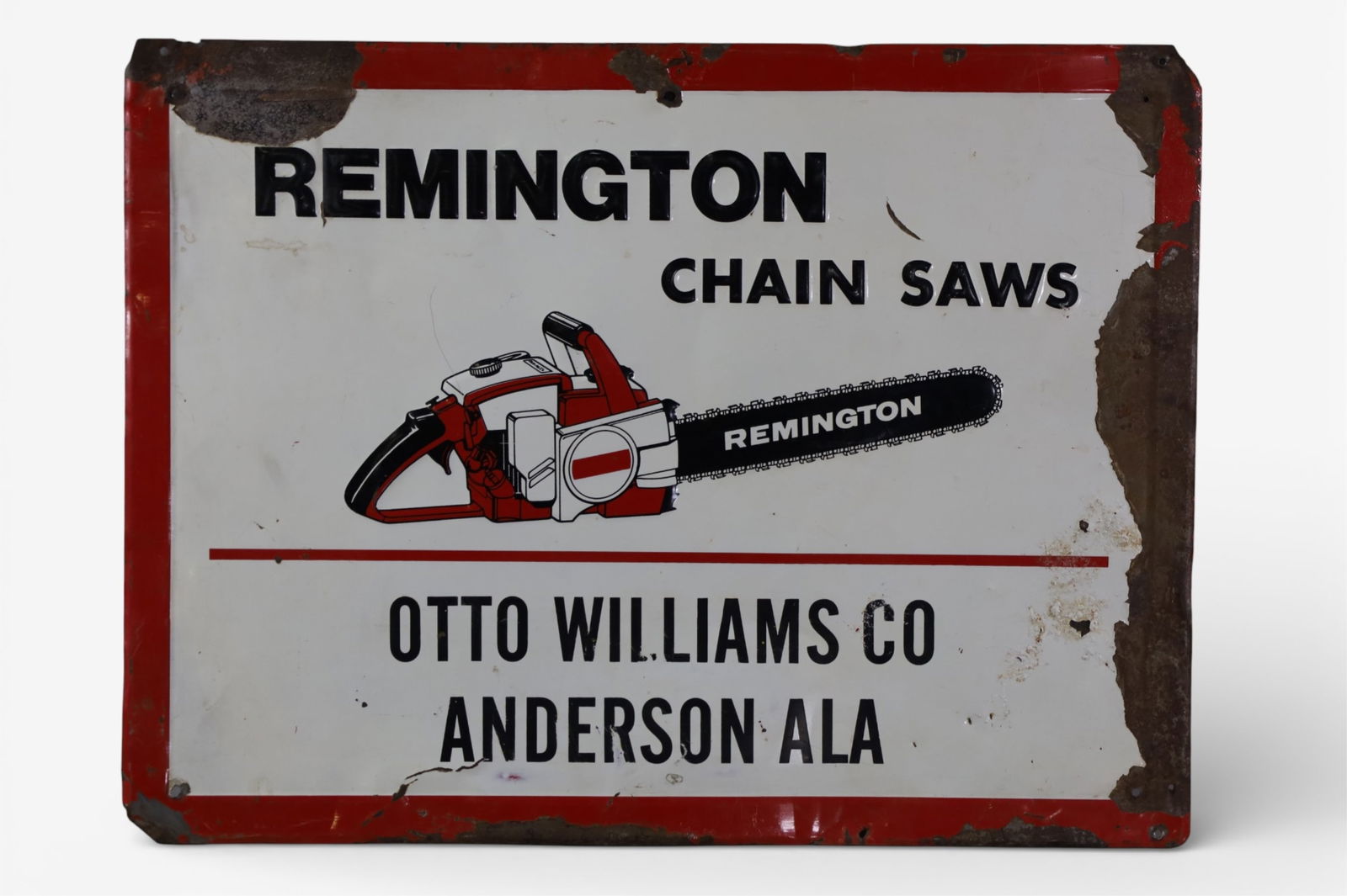 REMINGTON CHAIN SAWS SIGN (1 of 2)
