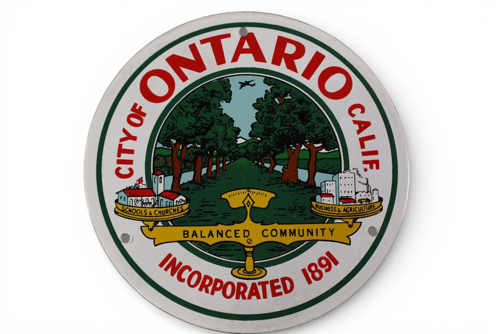 ONTARIO CITY SIGN (1 of 2)