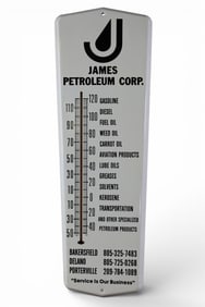 JAMES PETROLIUM CORP THERMOMETER