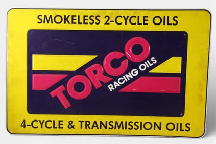 TORCO RACING OIL SIGN