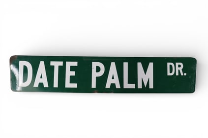 DATE PALM STREET SIGN