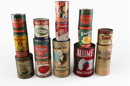 VINTAGE FOOD TINS