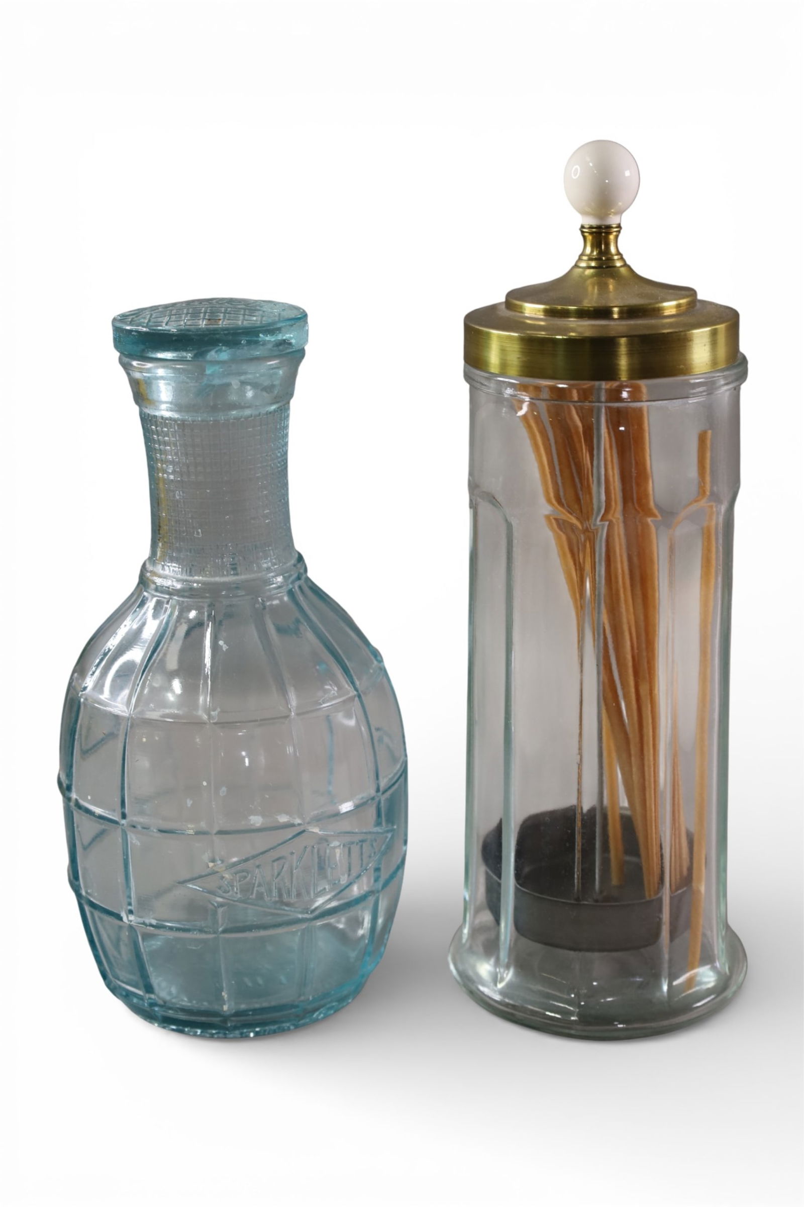 SPARKLETTS JUG & STRAW HOLDER (1 of 4)