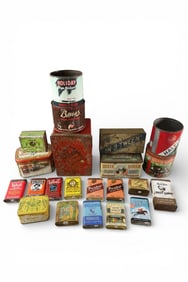 COLLECTION OF TOBACCO TINS