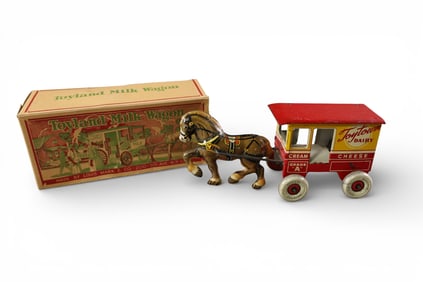 MARX TOYTOWN DAIRY WAGON