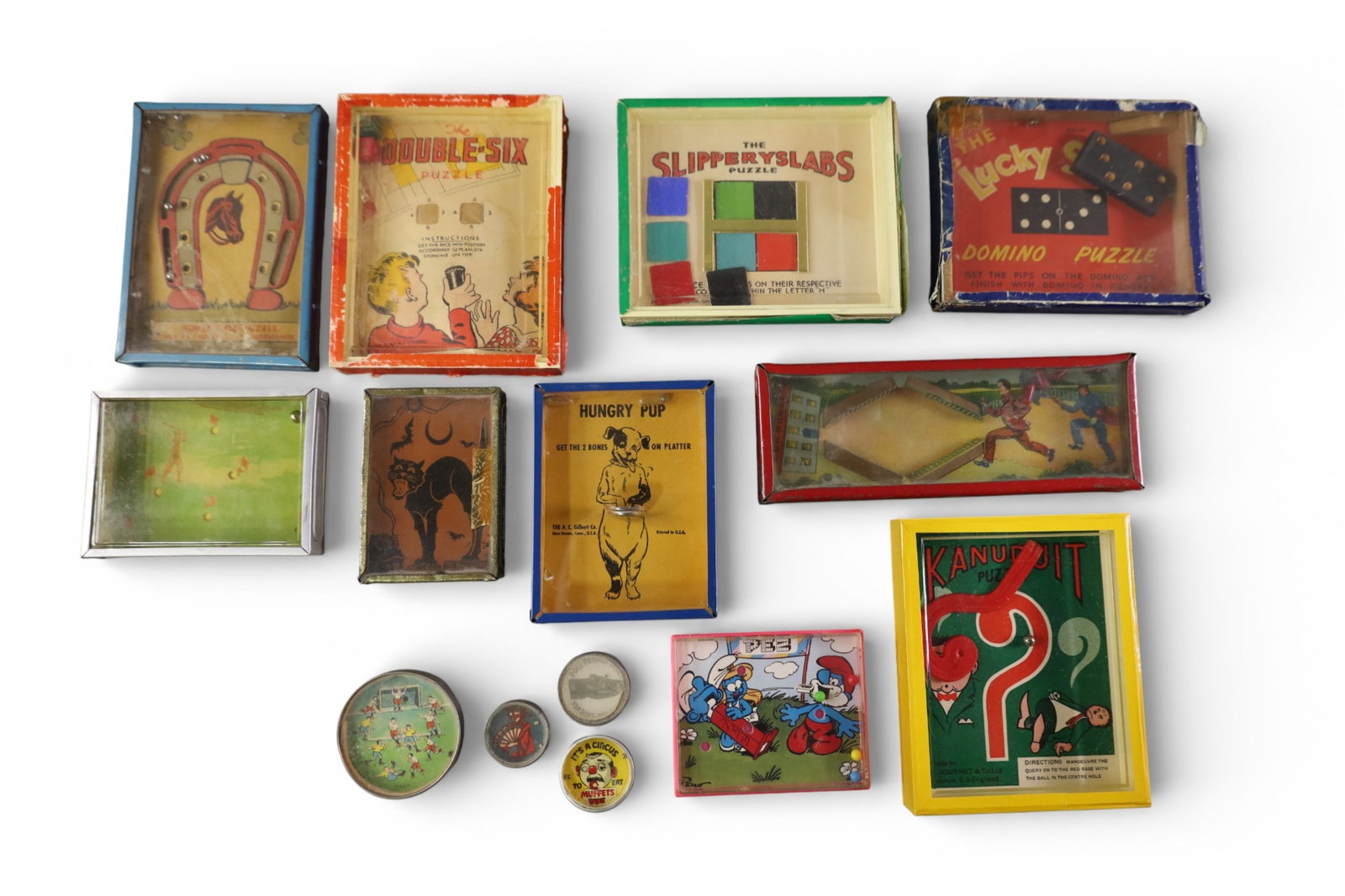 GROUPING OF POCKET GAMES: 13 POCKET PUZZLE GAMES,