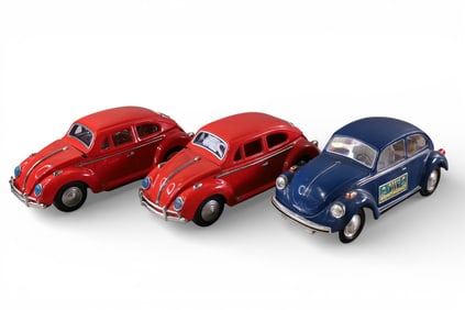 2 VOLKSWAGON BUG DECANTERS