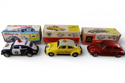 3 VINTAGE VOLKSWAGON TOYS