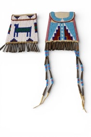 2 NATIVE AMERICAN POUCHES