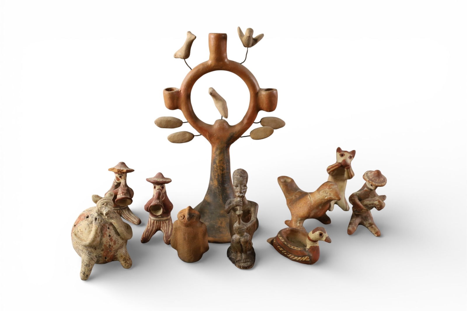 GROUPING OF MEXICAN POTTERY (1 of 3)