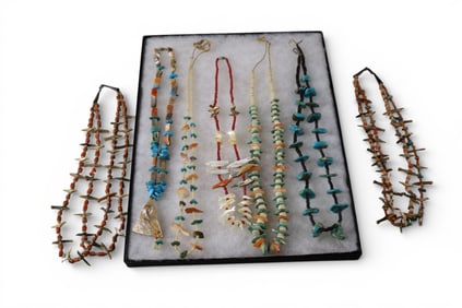 NATIVE AMERICAN FETISH NECKLACES