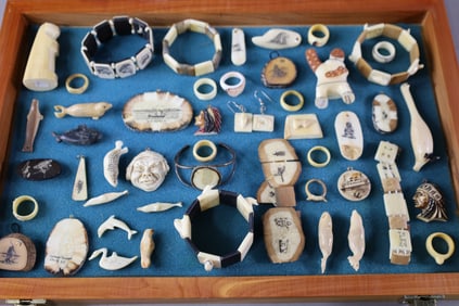 COLLECTION OF ALASKAN CARVINGS