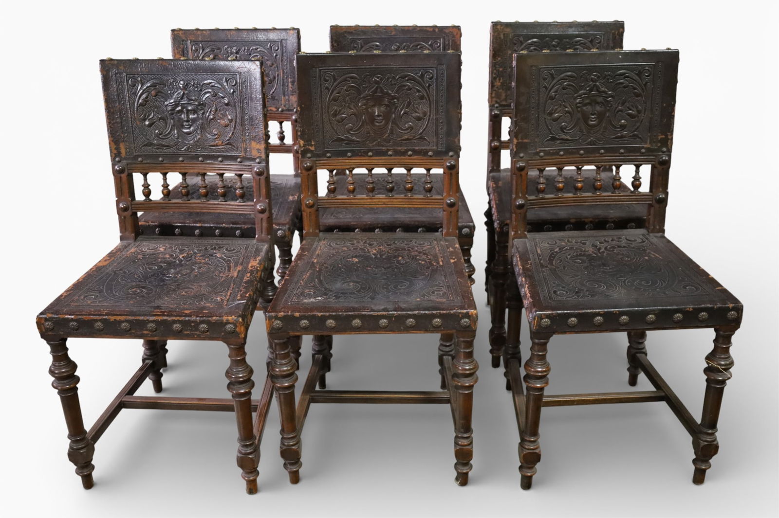 SET OF 6 RENAISSANCE REVIVAL DINING CHAIRS (1 of 3)