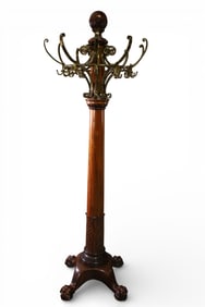 1900'S MONUMENTAL COAT RACK
