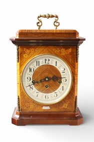 INLAID MANTLE CLOCK