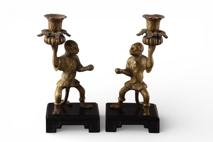 MONKEY CANDELABRAS