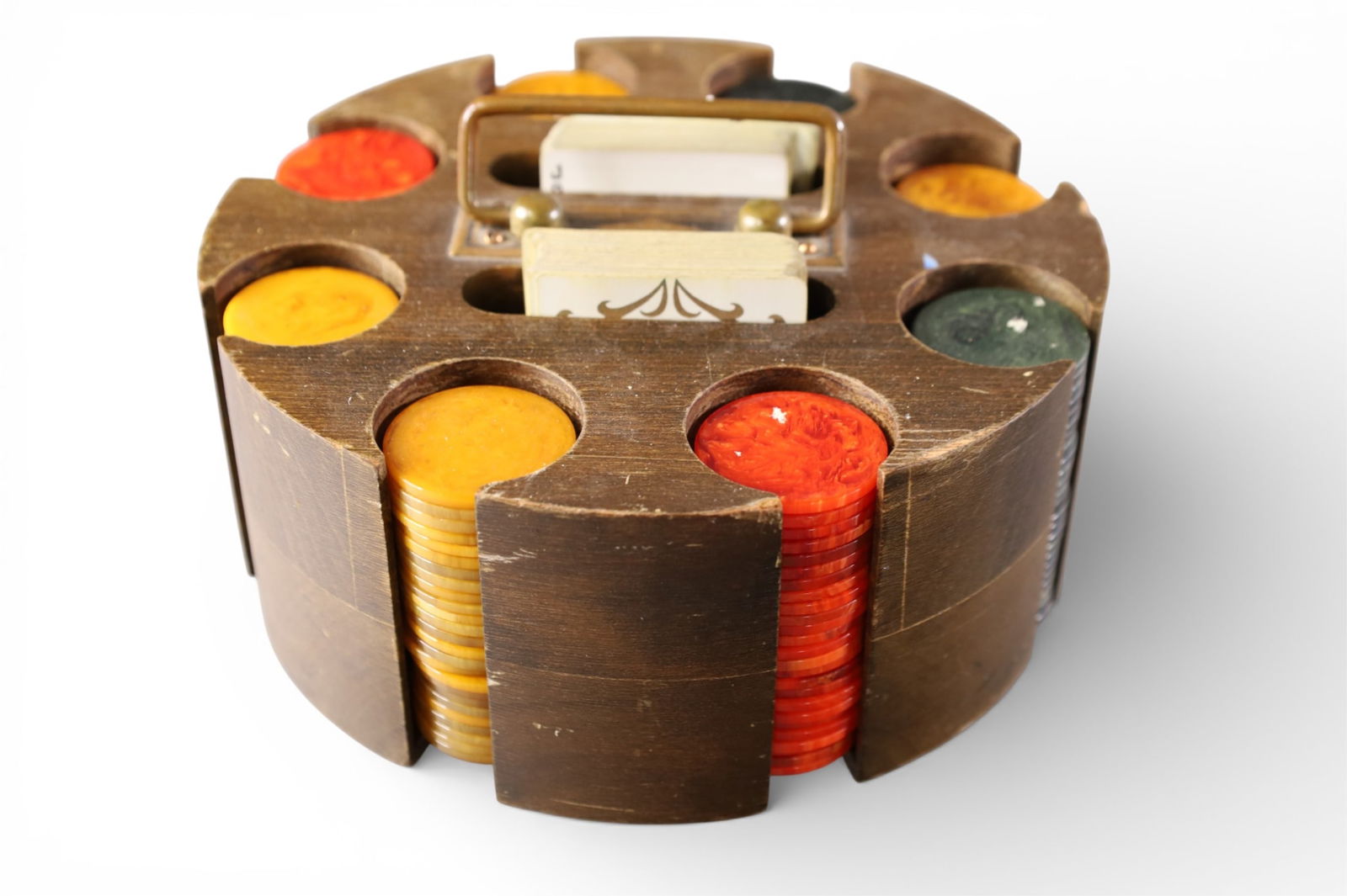 VINTAGE POKER SET (1 of 3)