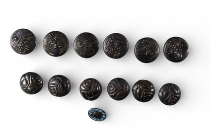 2 SETS OF STERLING BUTTONS