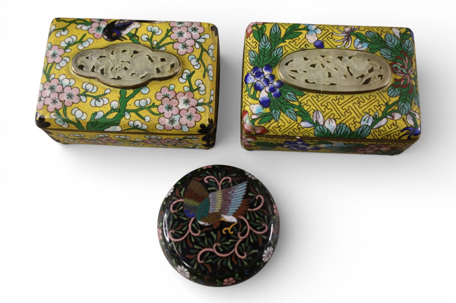 3 PCS OF CHINESE CLOISONNE (1 of 4)