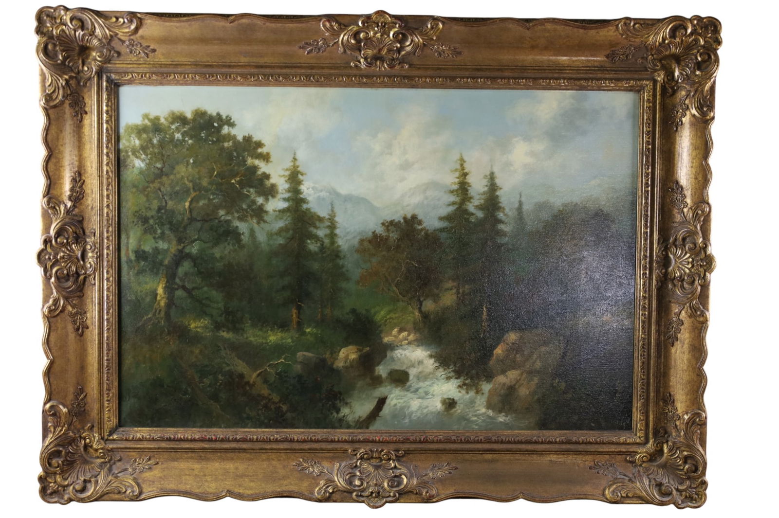 MOUNTAIN LANDSCAPE PAINTING (1 of 3)