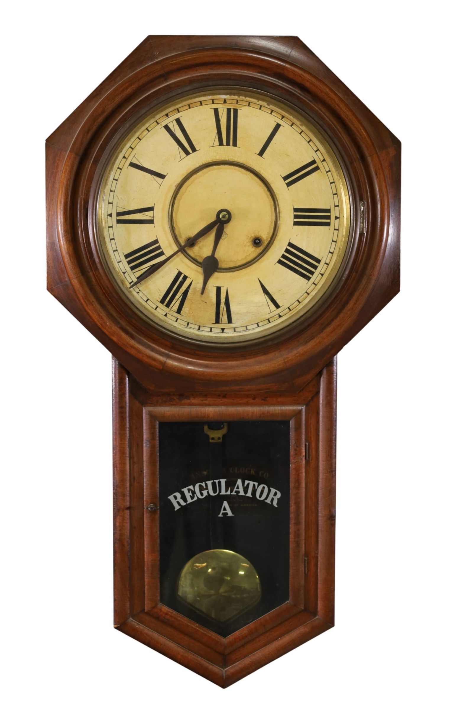 ANSONIA REGULATOR WALL CLOCK (1 of 3)