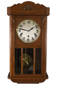 OAK WALL CLOCK